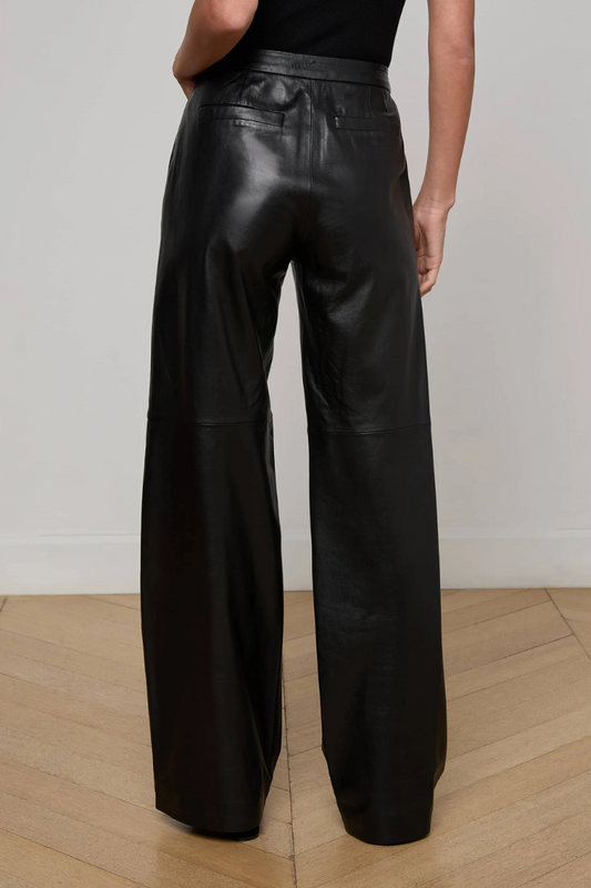 Livvy Leather Trouser-L'AGENCE-Boyds Philadelphia