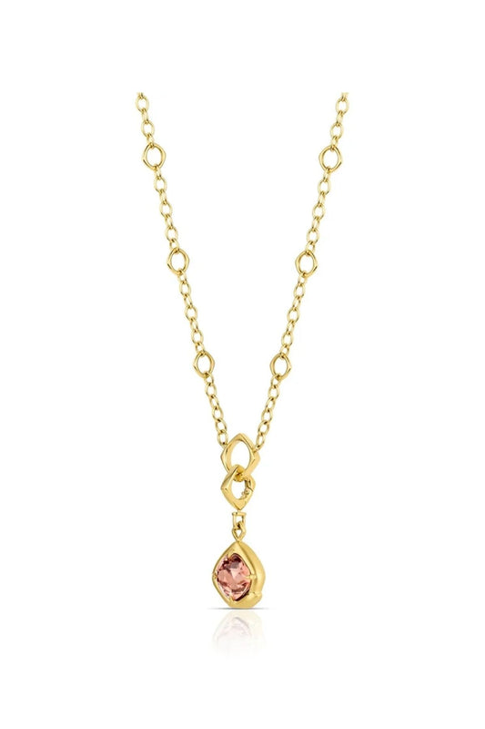 Blush Zircon Ouroboros Amulet-12th HOUSE-Boyds Philadelphia