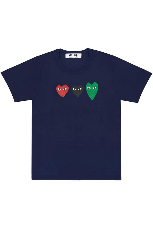 Triple Heart T-Shirt-Comme des Garçons Play-Boyds Philadelphia