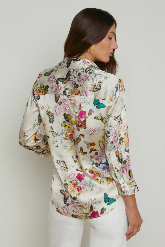 Dani Silk Blouse-L'AGENCE-Boyds Philadelphia