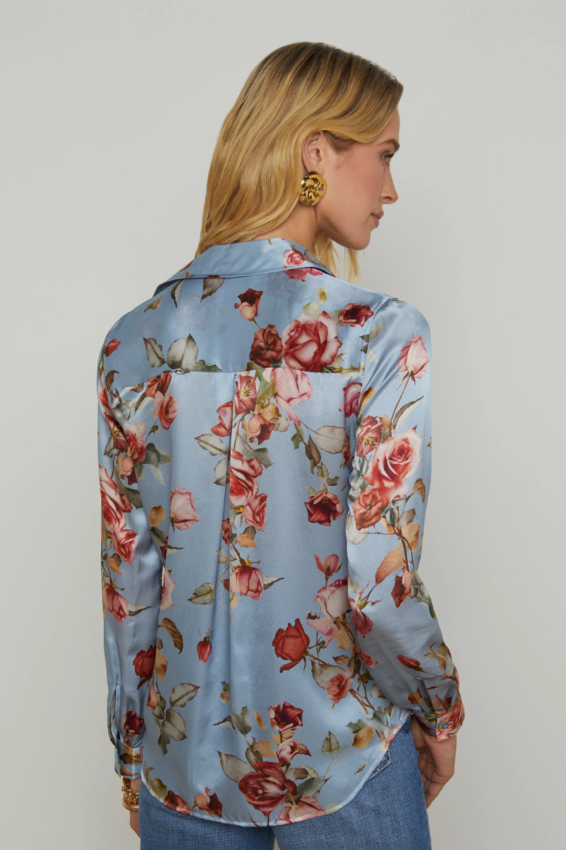 Tyler Silk Blouse-L'AGENCE-Boyds Philadelphia