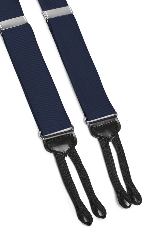 Silk Ribbed Suspenders-DION-Boyds Philadelphia