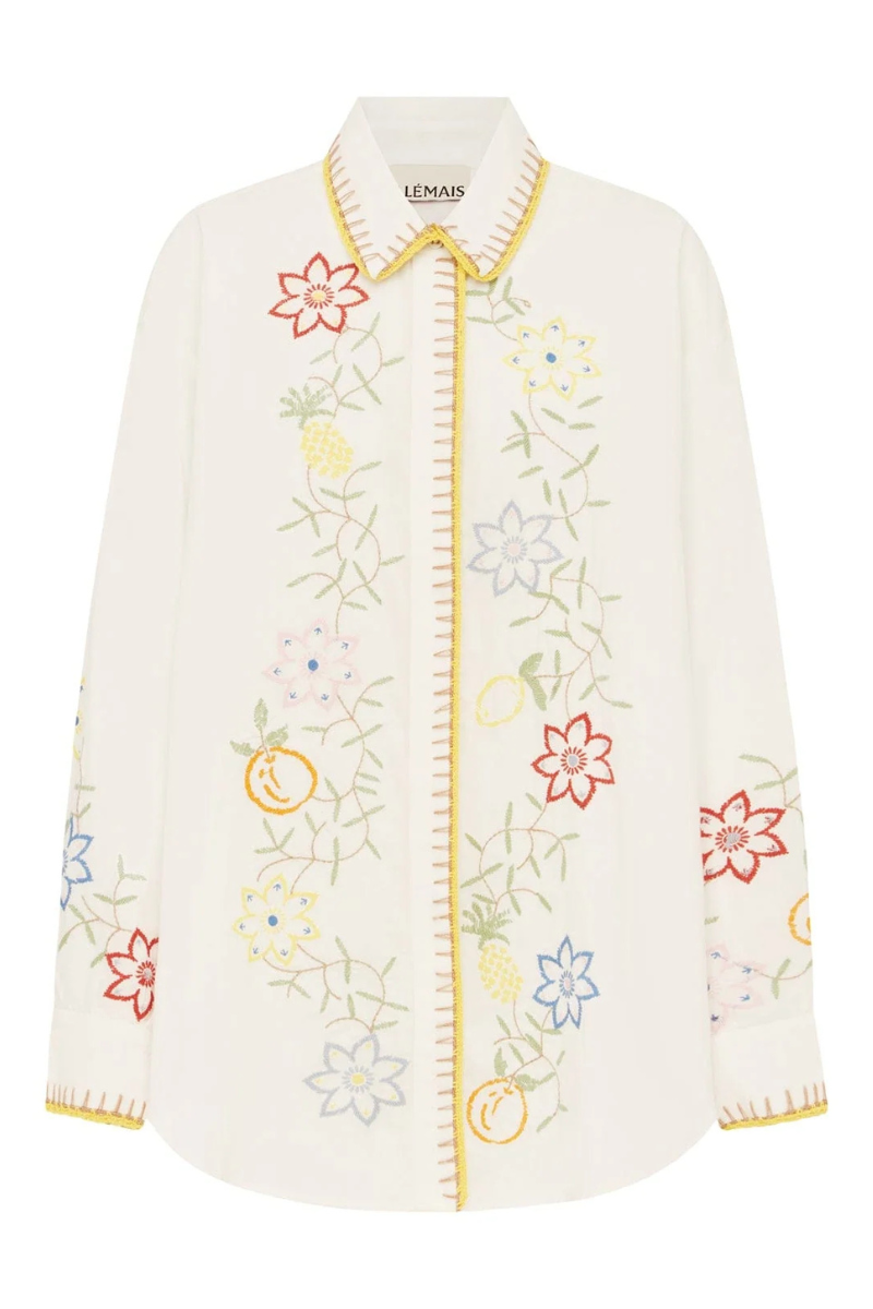 Olivia Embroidered Shirt, CREAM / 0 Olivia Embroidered Shirt, CREAM / 0