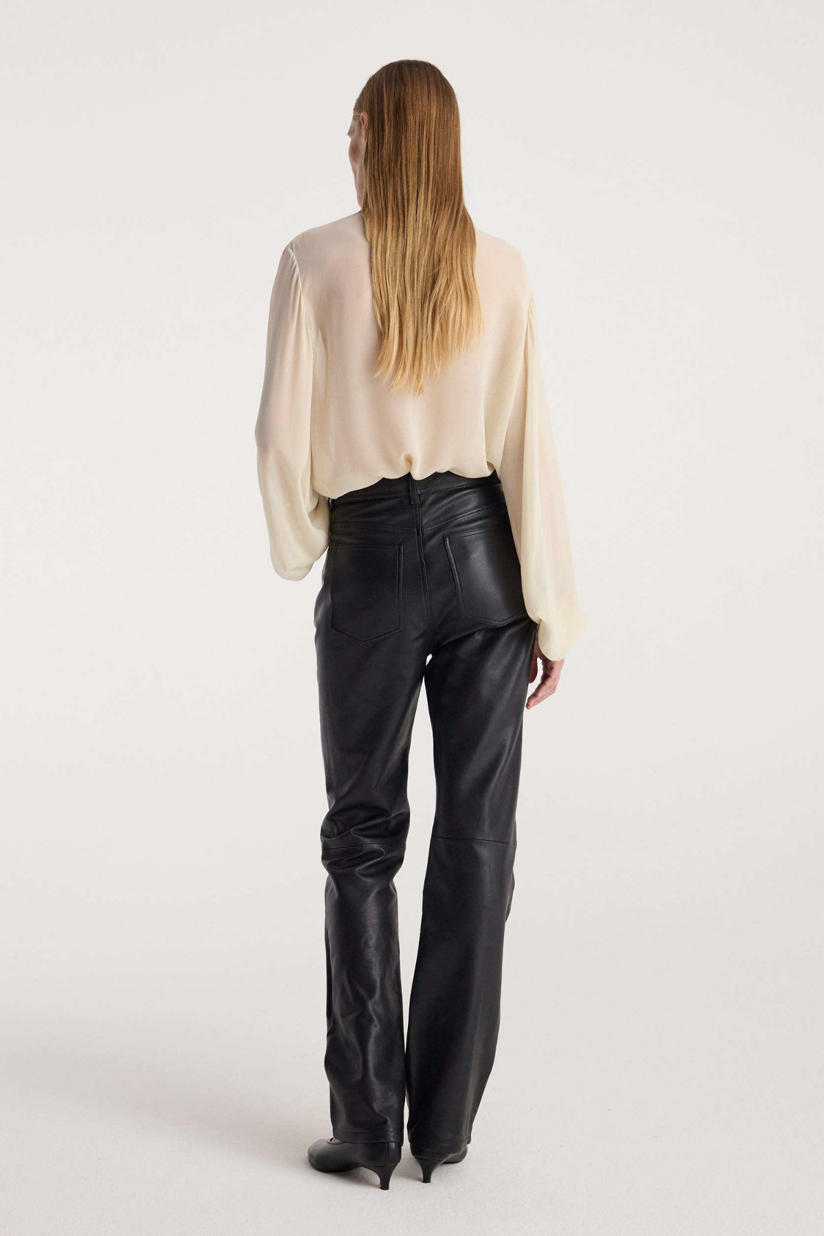 Pleated Silk Sheer Blouse-Róhe-Boyds Philadelphia