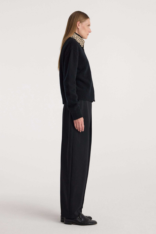 Cheetah Collar Cardigan