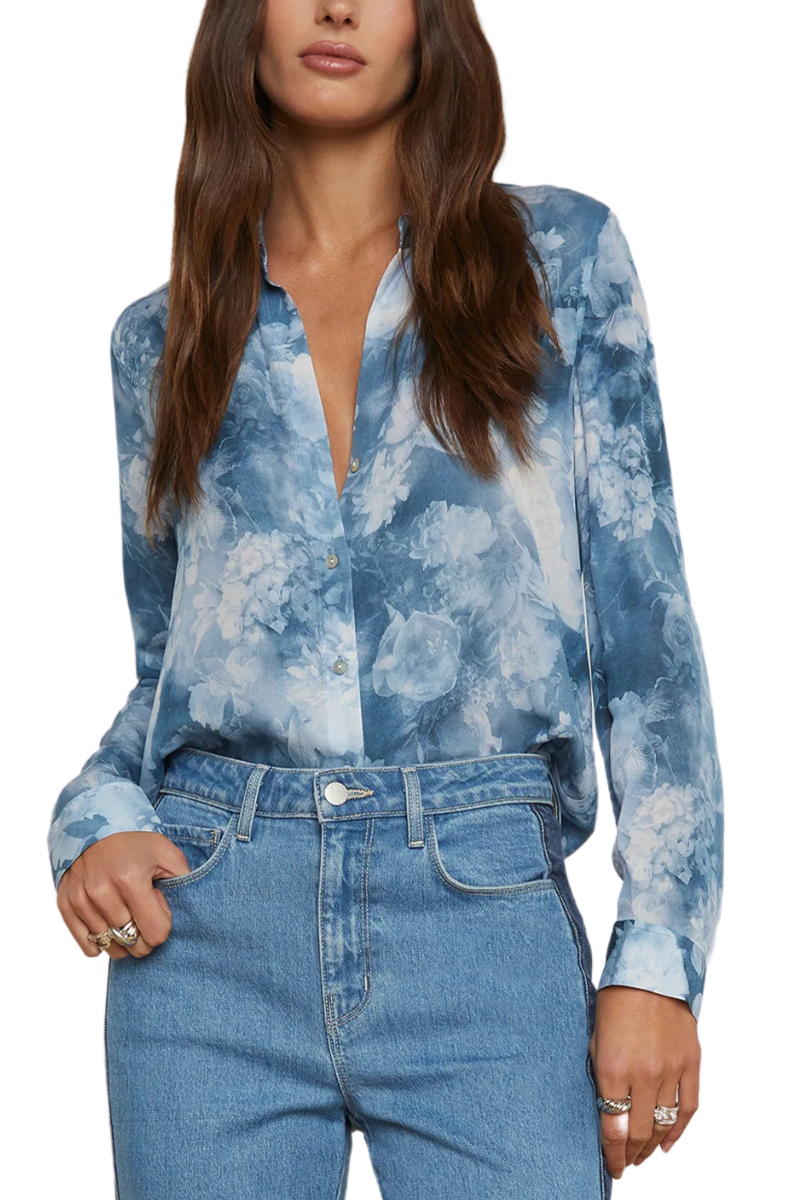 Nina Silk Blouse-L'AGENCE-Boyds Philadelphia
