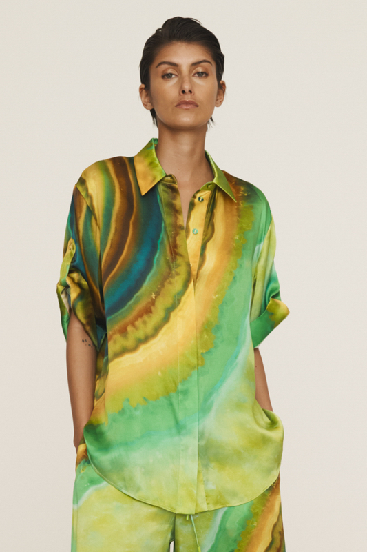 Iris Silk Shirt-ALEMAIS-Boyds Philadelphia