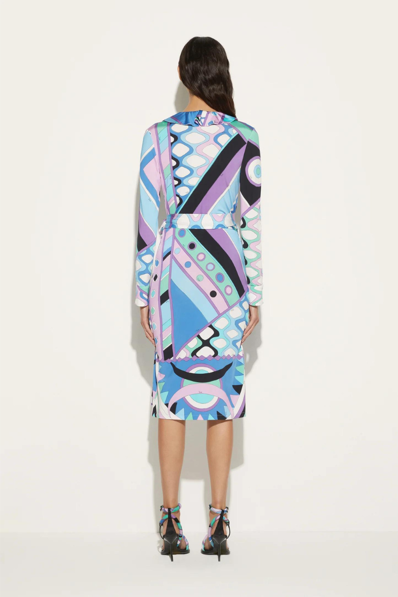 Vivara-Print Wrap Dress-PUCCI-Boyds Philadelphia
