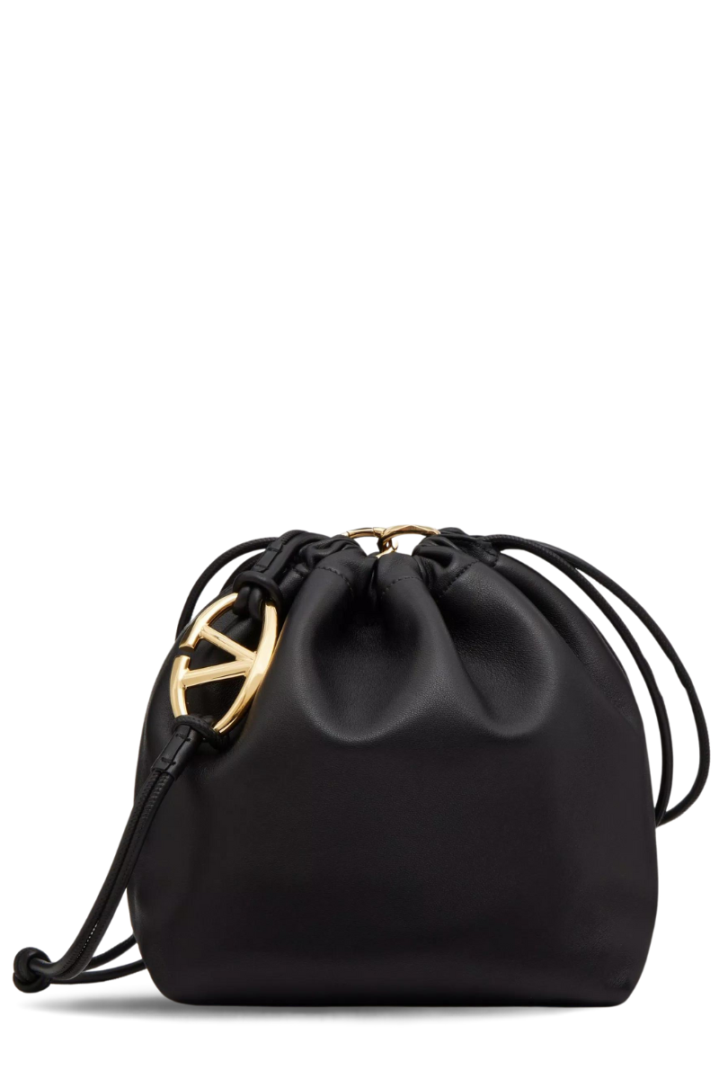 VLogo Pouf Leather Pouch by VALENTINO Garavani – Boyds VLogo Pouf Leather Pouch by VALENTINO Garavani – Boyds