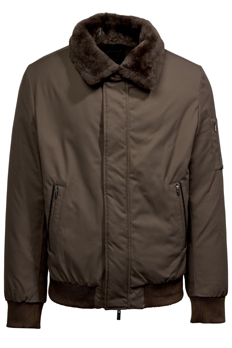 Shearling Collar Bomber-Gimo's-Boyds Philadelphia
