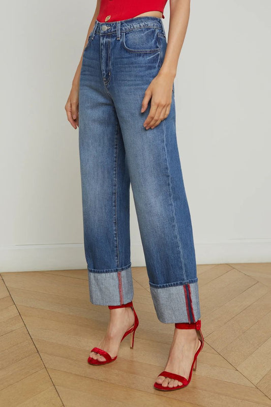 Leighton Cropped Stovepipe Jean-L'AGENCE-Boyds Philadelphia