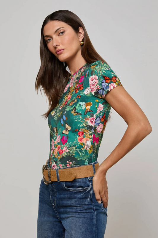 Ressi Fitted Tee-L'AGENCE-Boyds Philadelphia