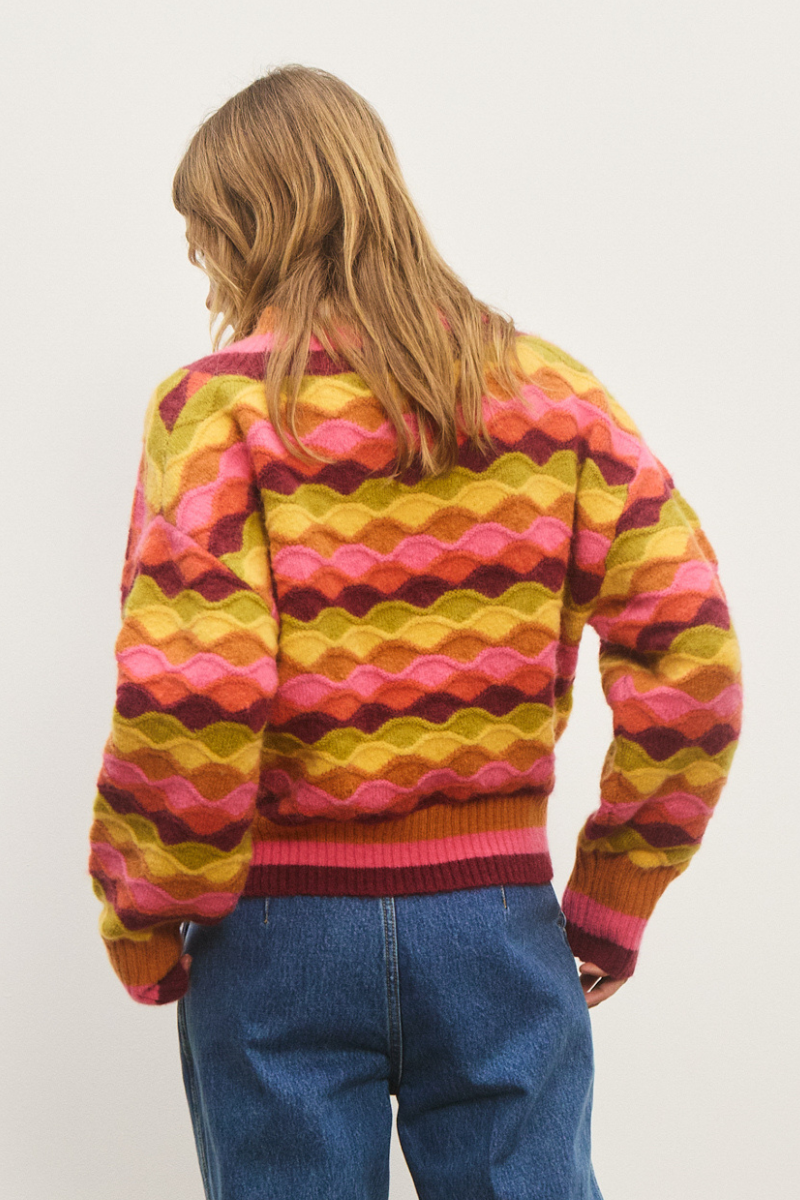 Rocco V-Neck Sweater-ALEMAIS-Boyds Philadelphia