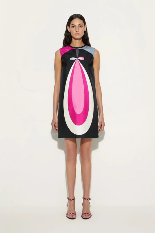 Maddalena Print Twill Mini Dress-PUCCI-Boyds Philadelphia