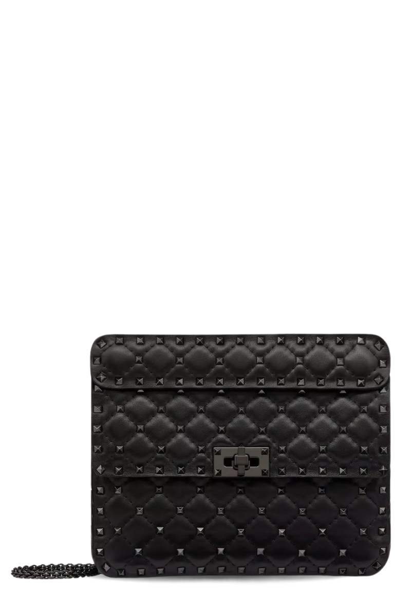 Valentino spike bag black sale