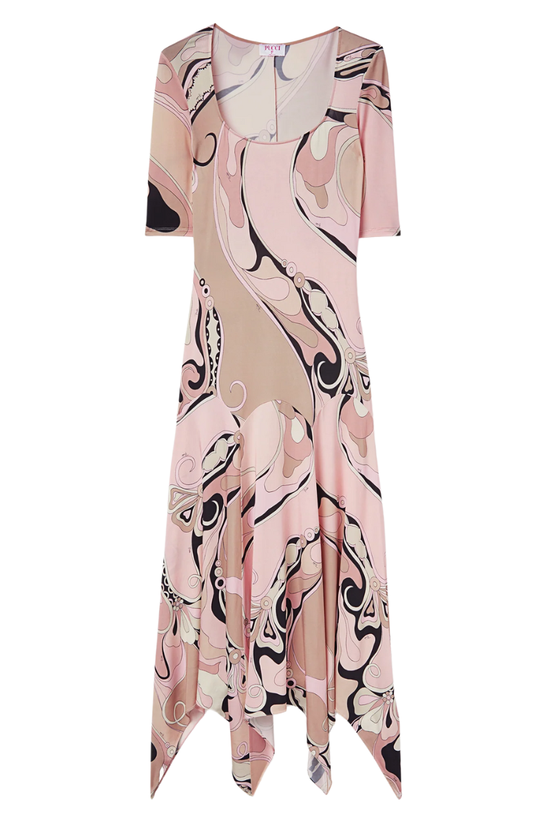 Orchidee Print Long Dress by PUCCI Orchidee Print Long Dress by PUCCI
