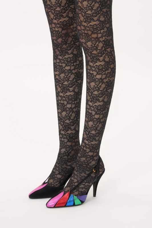 Foliefoliage Slingback Pumps-VALENTINO Garavani-Boyds Philadelphia