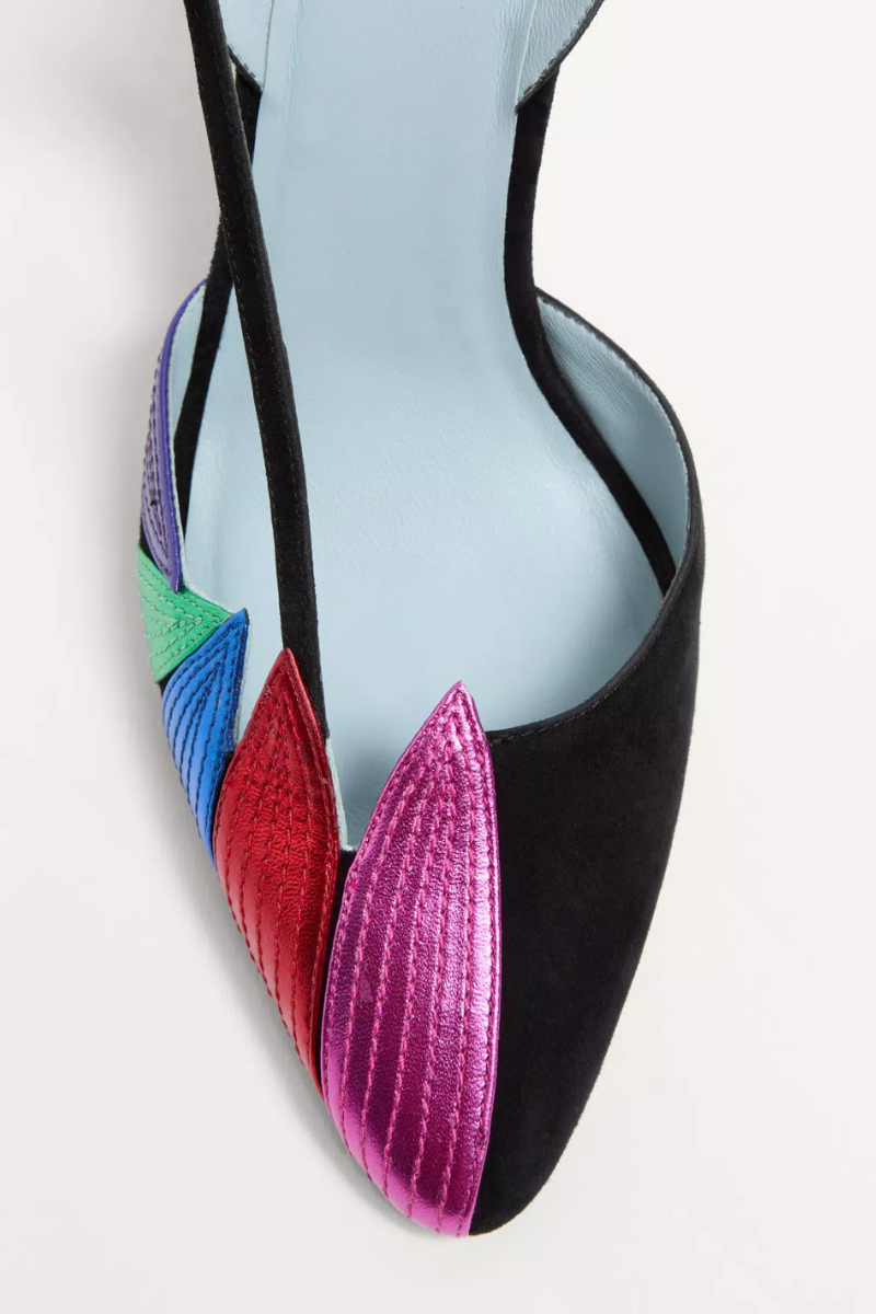Foliefoliage Slingback Pumps-VALENTINO Garavani-Boyds Philadelphia
