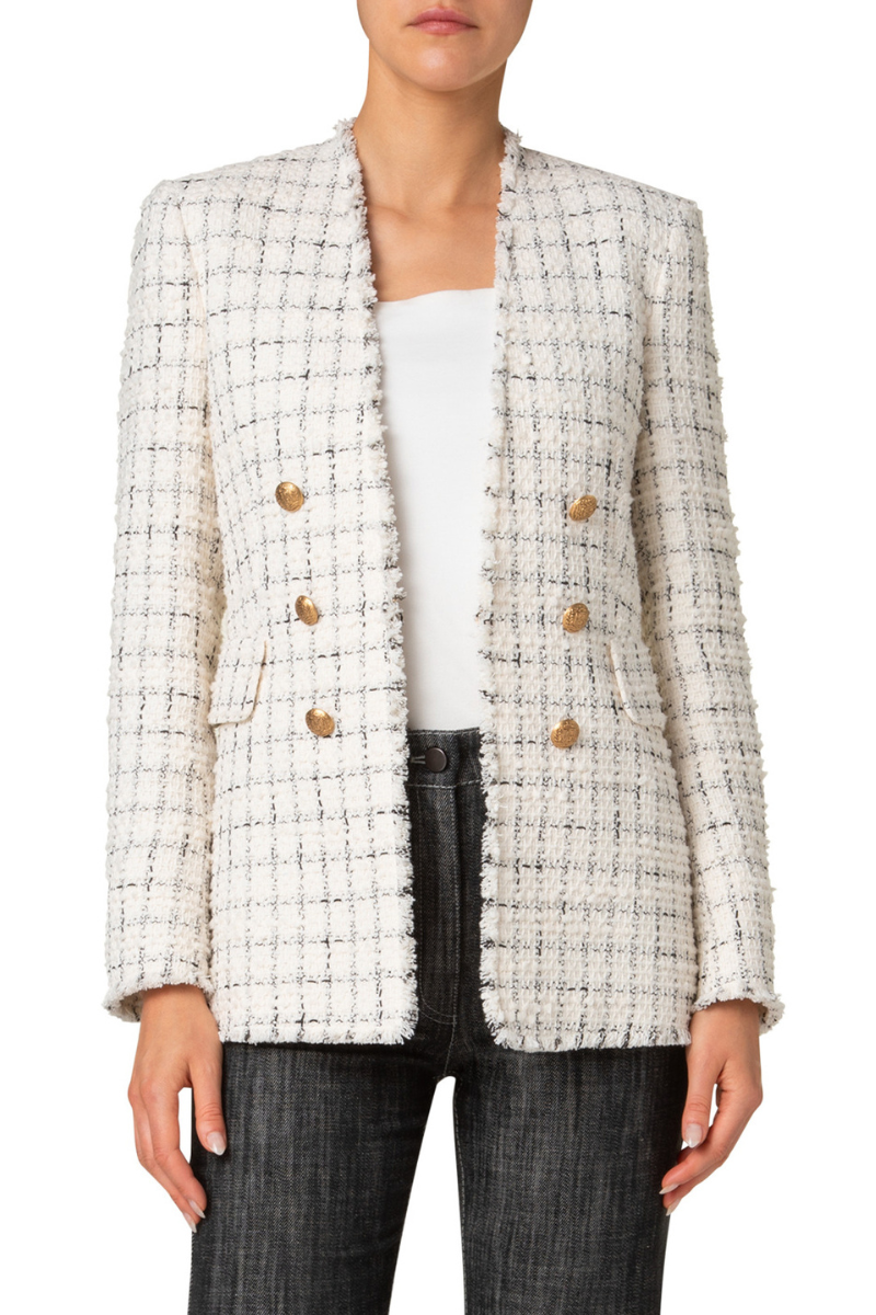Chunky Tweed Jacket by Akris Punto Chunky Tweed Jacket by Akris Punto