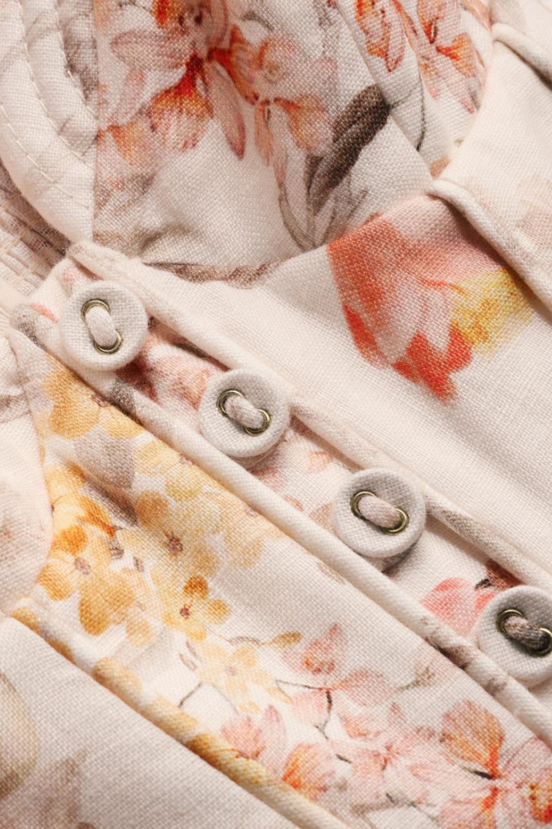 Luna Buttoned Picnic Dress-ZIMMERMANN-Boyds Philadelphia