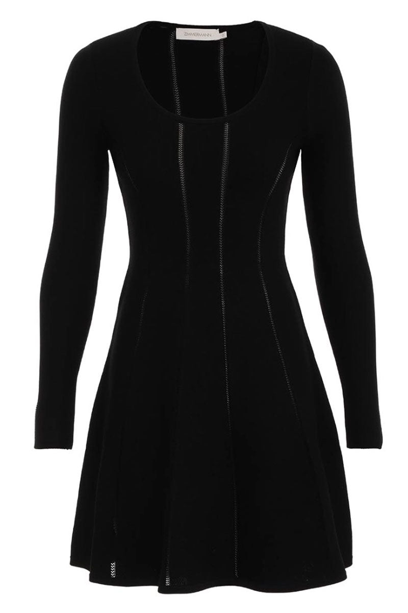 Luminosity Knit Panelled Mini Dress by ZIMMERMANN Luminosity Knit Panelled Mini Dress by ZIMMERMANN