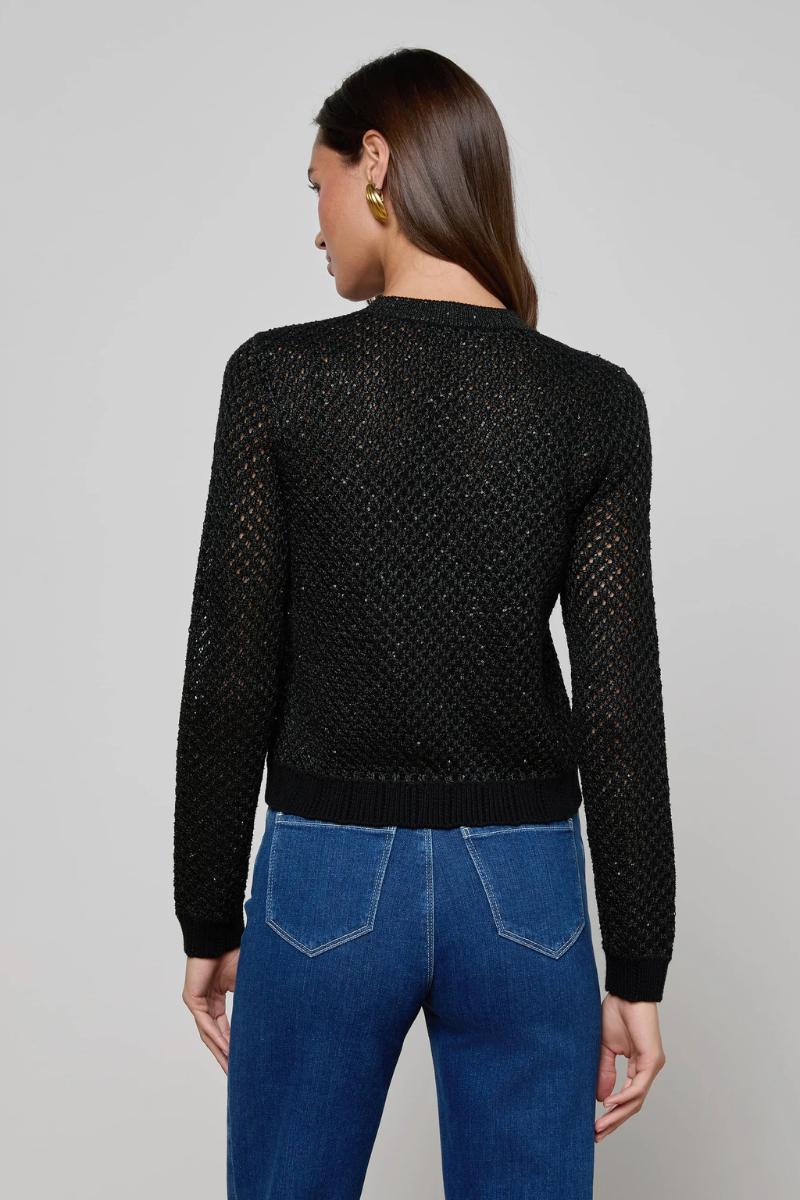 Blanca Sequin Cardigan-L'AGENCE-Boyds Philadelphia