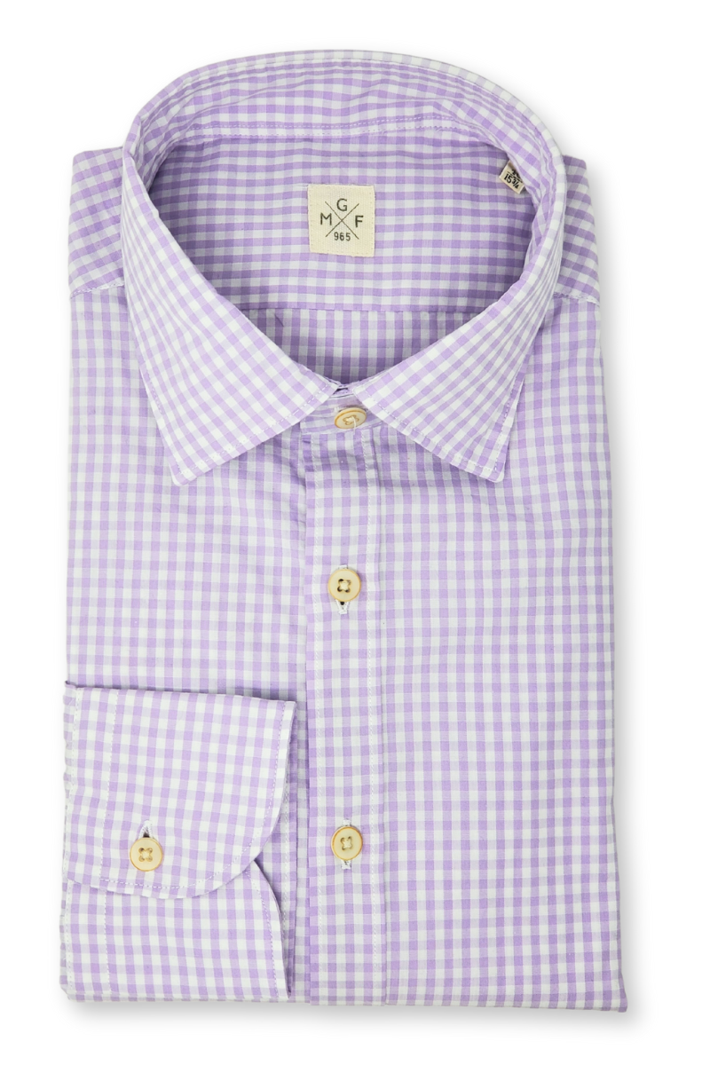 Purple Check Shirt-GMF 965-Boyds Philadelphia