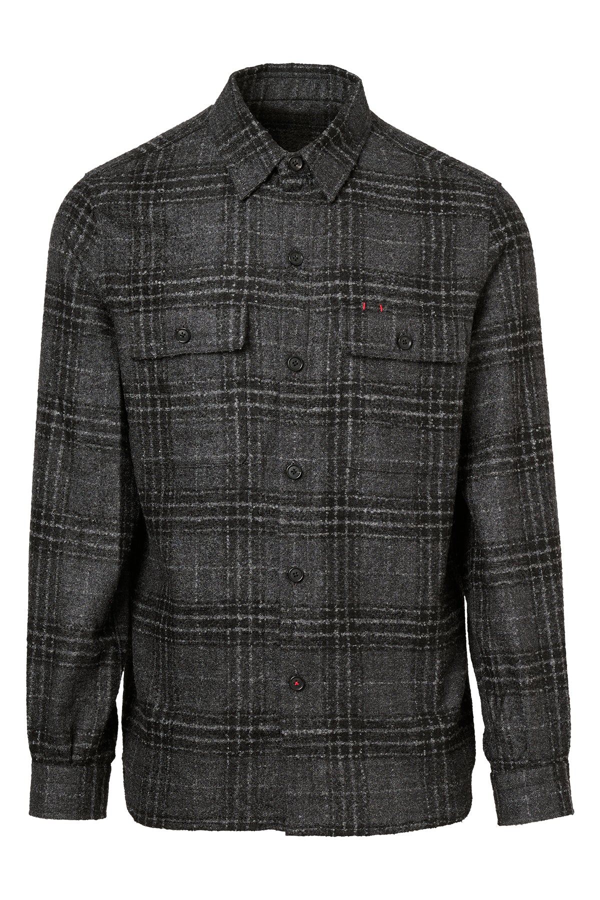 Bouclé Check Overshirt-ISAIA-Boyds Philadelphia