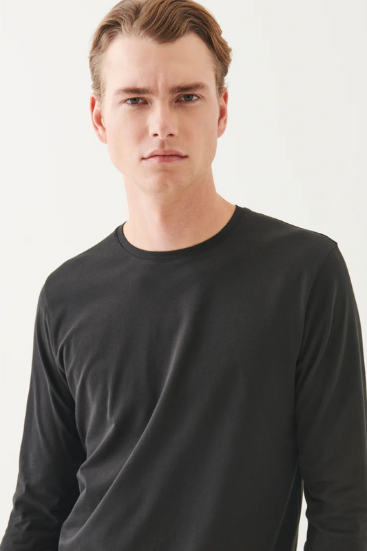 Pima Cotton Long Sleeve T-Shirt-Patrick Assaraf-Boyds Philadelphia