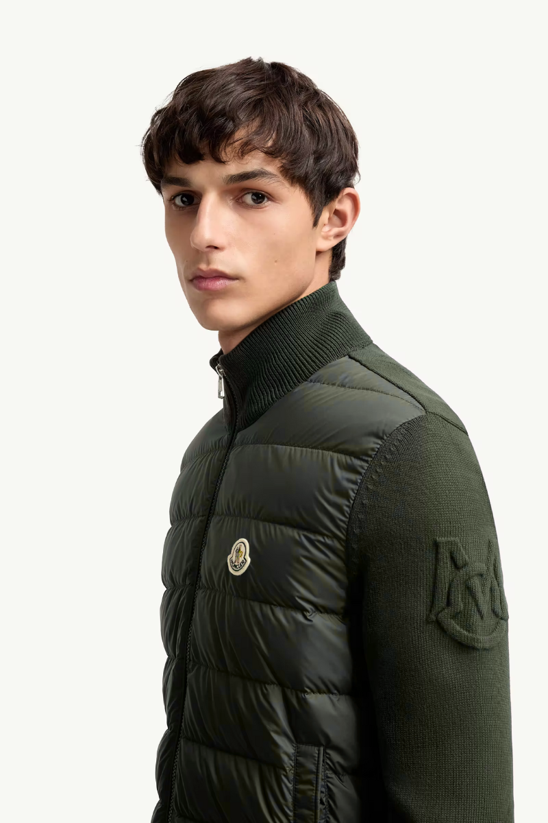 Padded Zip-Up Cardigan-Moncler-Boyds Philadelphia