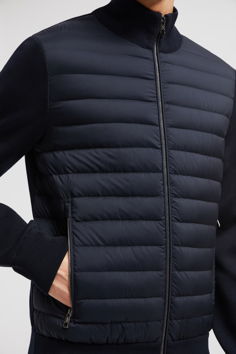 Padded Zip-Up Cardigan-Moncler-Boyds Philadelphia