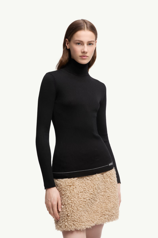 Logo Turtleneck Sweater-Moncler-Boyds Philadelphia