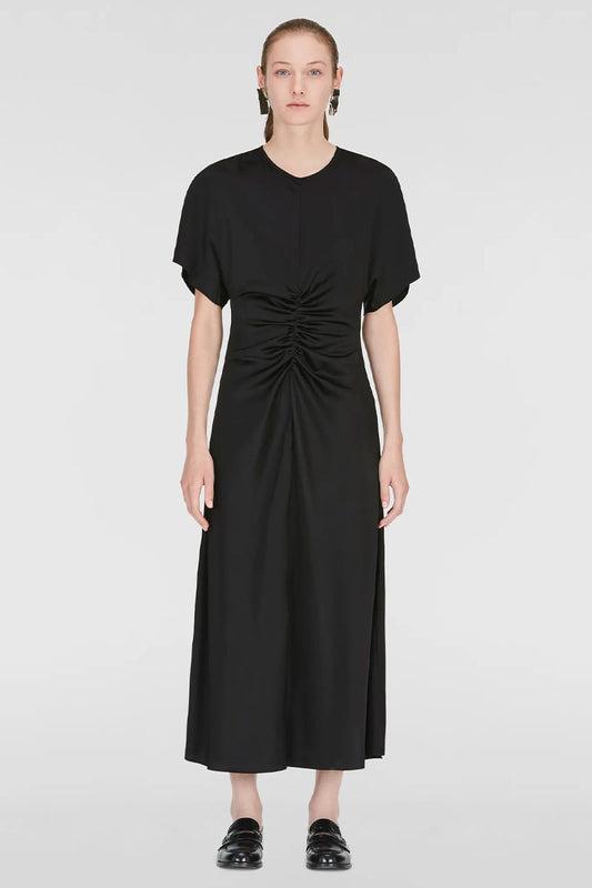Ruched Satin Dress-Fabiana Filippi-Boyds Philadelphia