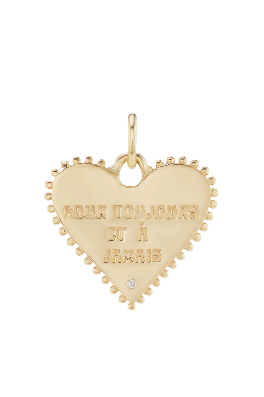 Small Pour Toujours Charm-Marlo Laz-Boyds Philadelphia