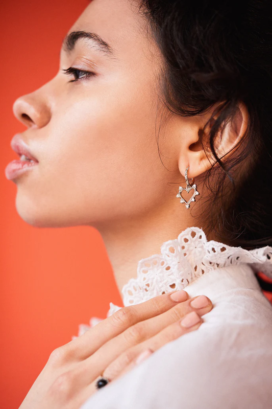 Open Heart Earrings-Marlo Laz-Boyds Philadelphia