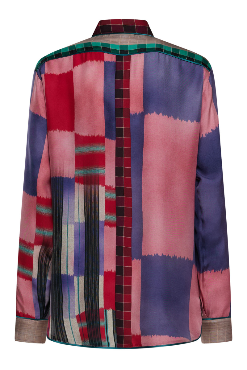 Aloe Printed Silk Shirt-Pierre-Louis Mascia-Boyds Philadelphia