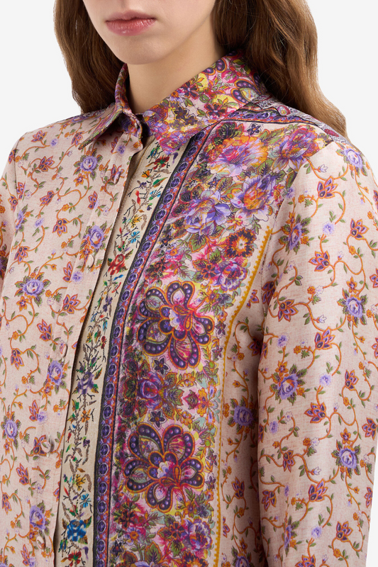 ALOE Printed Silk Shirt-Pierre-Louis Mascia-Boyds Philadelphia