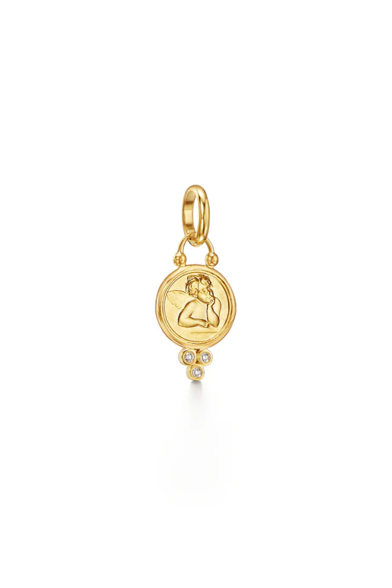 Small Diamond Angel Pendant-Temple St. Clair-Boyds Philadelphia