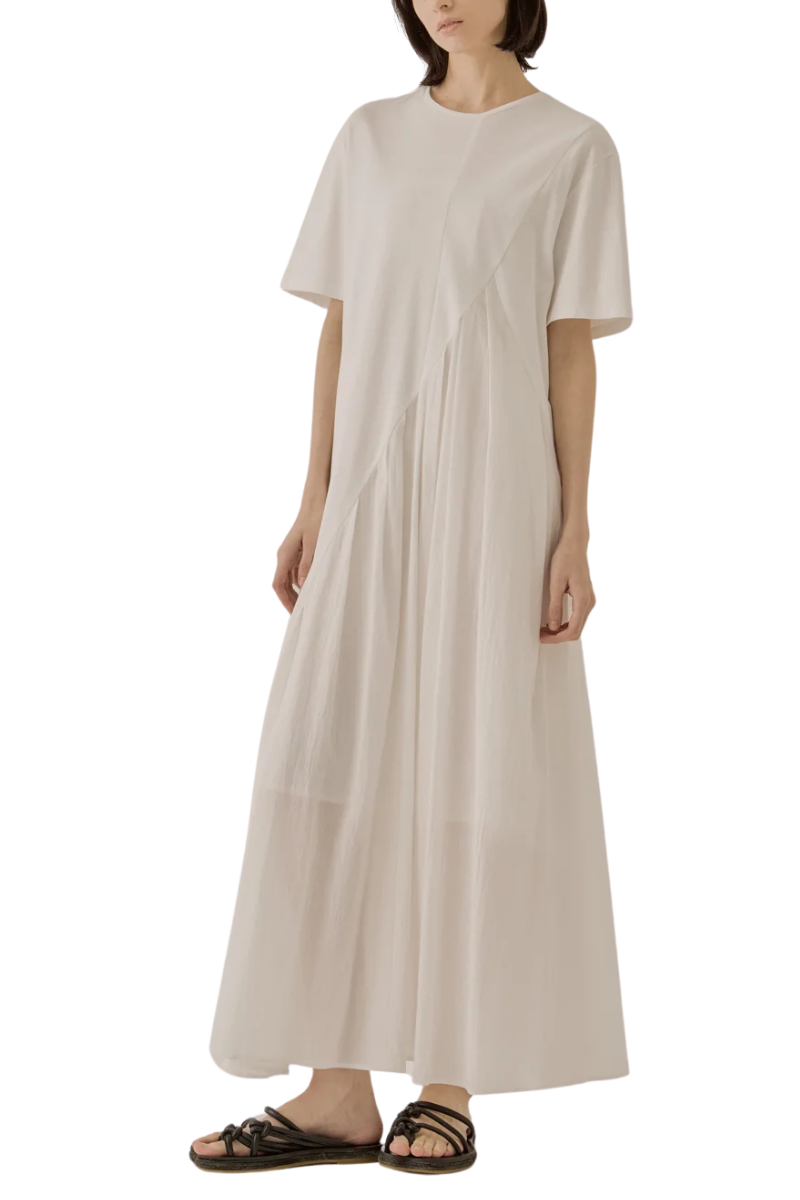 Casilda Jersey Dress, White / S Casilda Jersey Dress, White / S