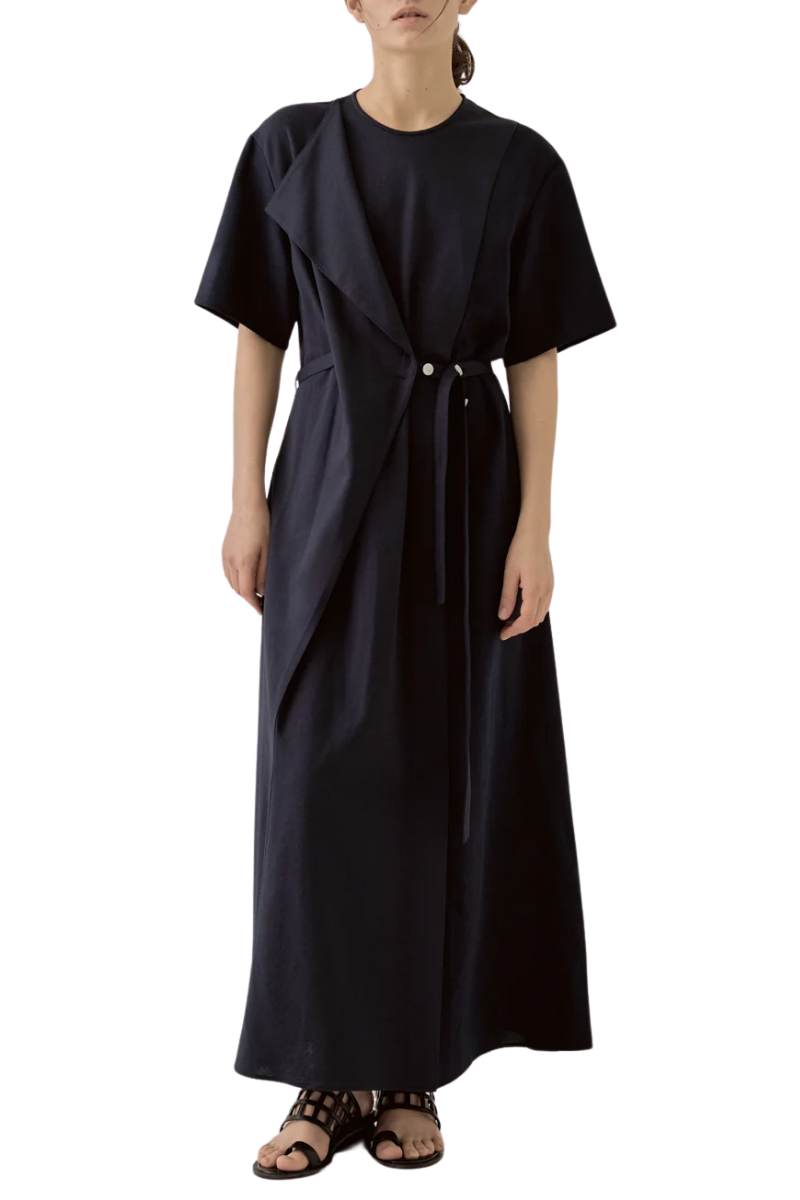 Heike Jersey Dress, NAVY / S Heike Jersey Dress, NAVY / S