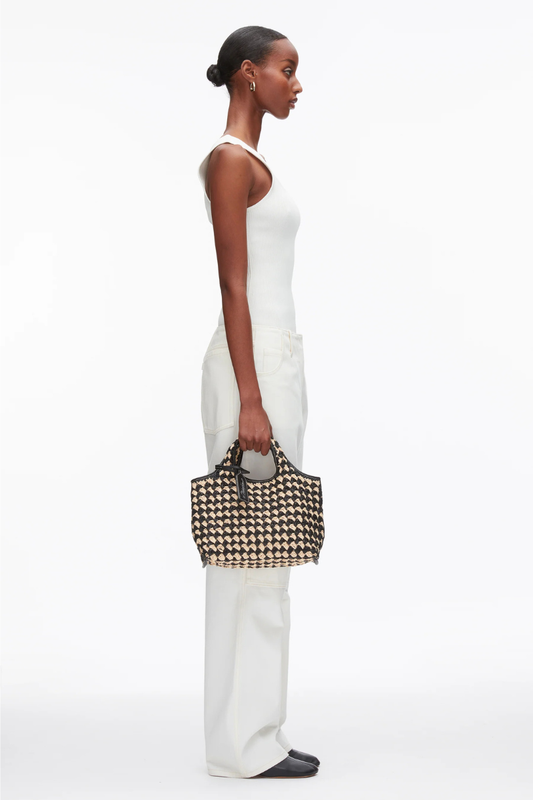 Crochet Raffia Mini Market Tote-3.1 Phillip Lim-Boyds Philadelphia