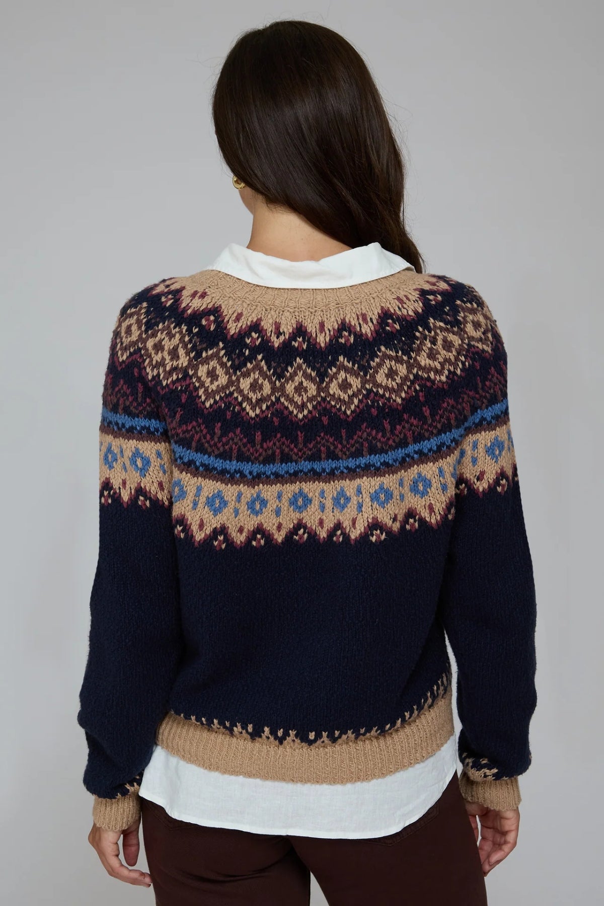 Chunky Fair Isle Crew-Autumn Cashmere-Boyds Philadelphia
