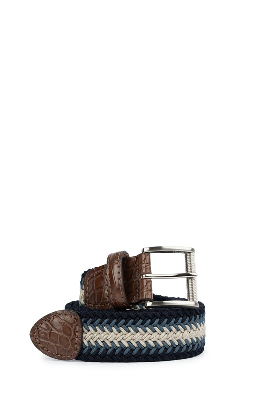 Multi-Color Braid Belt-L.E.N-Boyds Philadelphia
