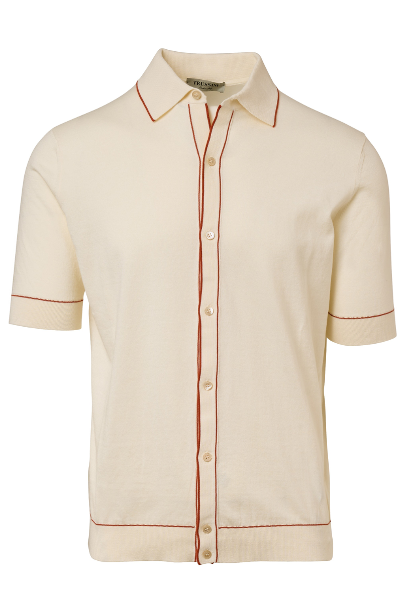Trim Knit Shirt-Trussini-Boyds Philadelphia