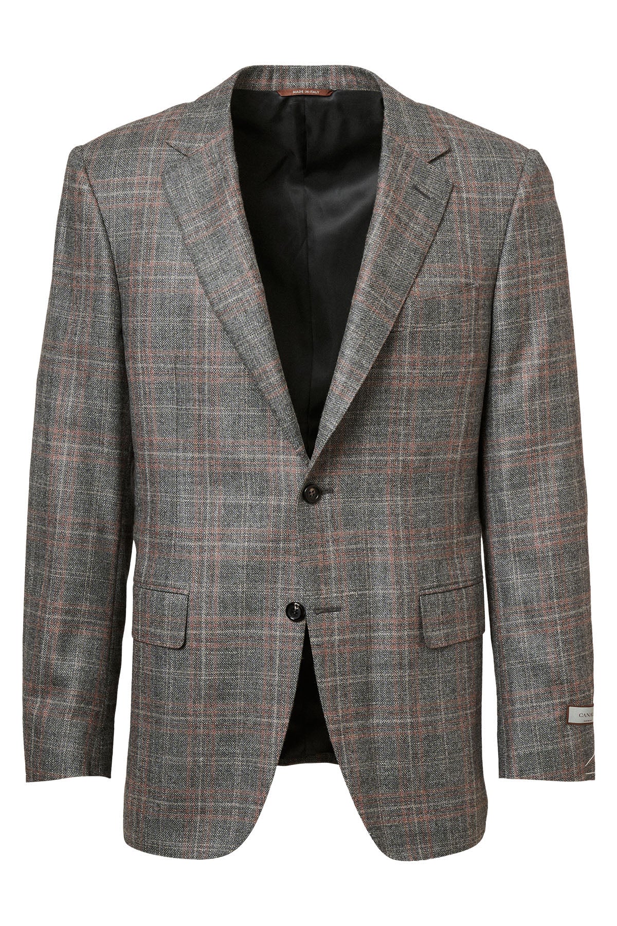 Wool-Silk Plaid Sportcoat-Canali-Boyds Philadelphia