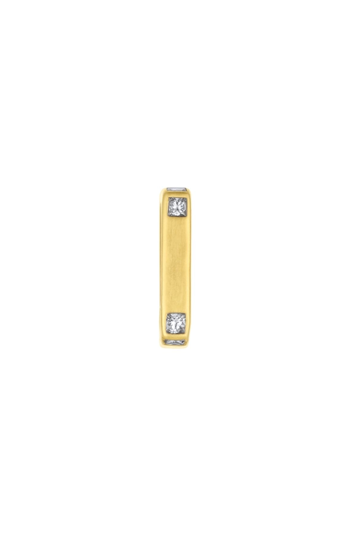 Oval Clip with Diamonds