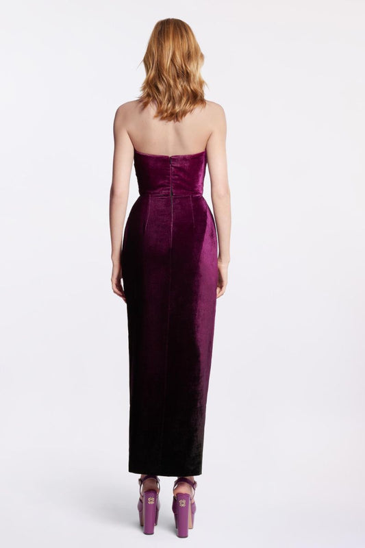 Velvet Midi Dress-Elie Saab-Boyds Philadelphia