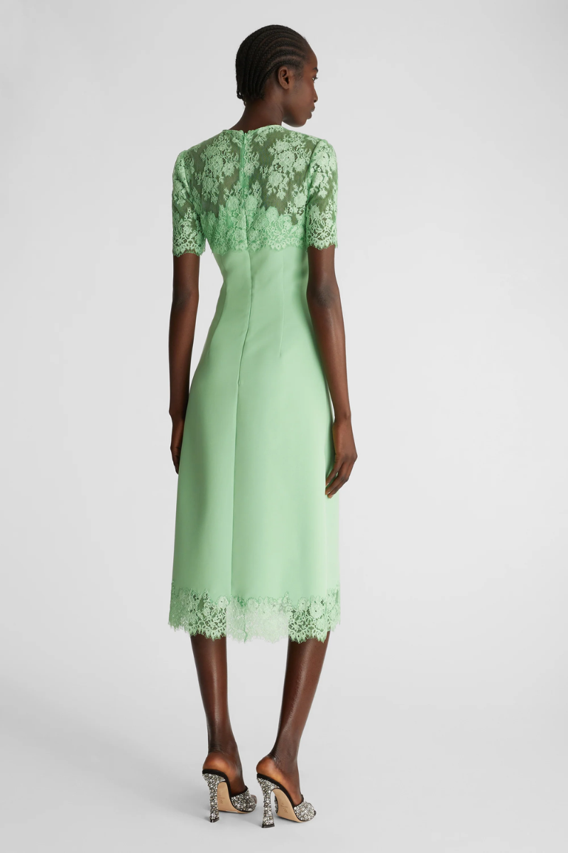 Lace Midi Dress-Ermanno Scervino-Boyds Philadelphia