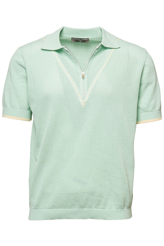 V Trim Zip Polo-Daniele Fiesoli-Boyds Philadelphia