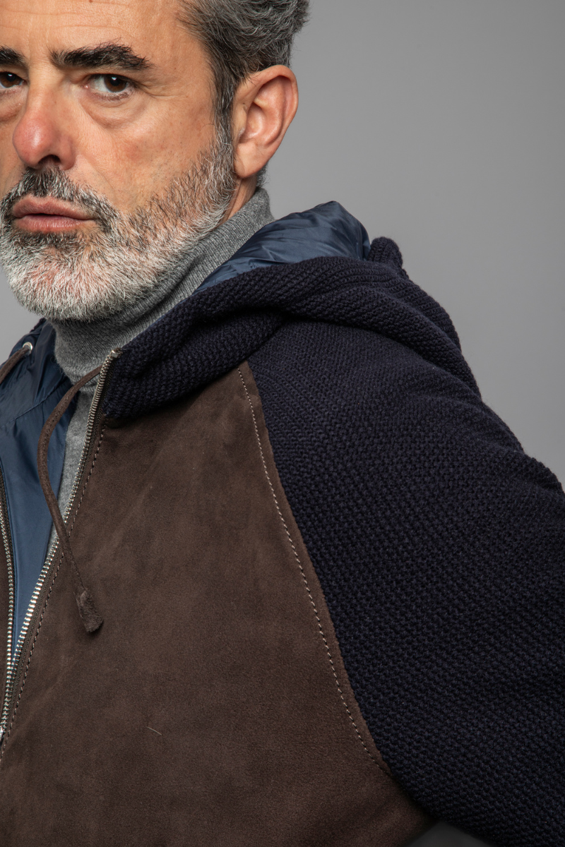 Doris Knit Leather Jacket-The Jack Leathers-Boyds Philadelphia